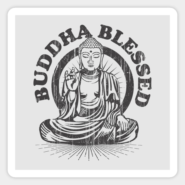 Buddha Blessed Magnet by machmigo